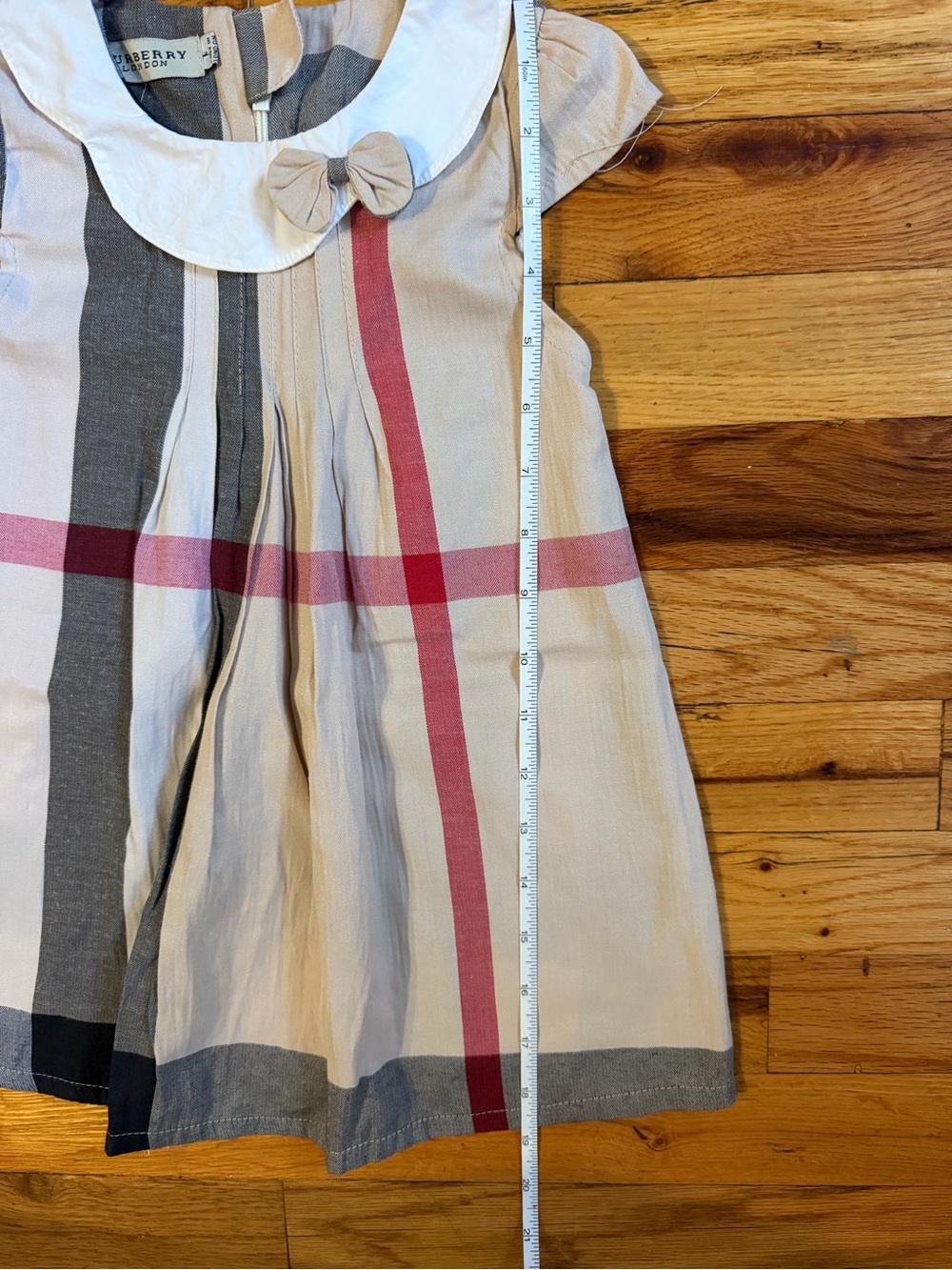 Burberry London Baby Girl Check Dress – 9–12 Months - Picture 11 of 12